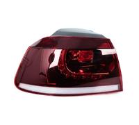 BTHMGBAE Tail Lamp Assembly For VW For Golf 6 R20 For GTD For GTI 2008-2013 LED Tail Light Rear Bumper Lamp Wthout Rhythm Reverse Brake 5K0945095P Car Tailights(Outside Left)