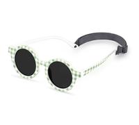 BTHRORO Baby Sunglasses Polarized UV Protection, Flexible Soft Silicone Round Frame Toddler Sunglasses with Adjustable Strap, Infant Newborn Baby Girl Boy Age 0-36 Months