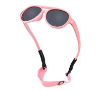 BTHRORO Toddler Sunglasses with Strap for Girls, Aviator Flexible Frame Polarized Sunglasses UV Protection Glasses for Baby Infant Girl Boy