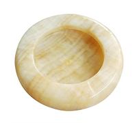 Btibpse Stone Round Ashtray Sphere Multicolored Onyx Stone Cigar/Cigarette Ashtray