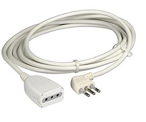 BTicino 2536B 3 x 0.75 mm² Length 3 m Häuslicher with Plug and Plug 2P + T 10 A White