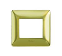 BTicino AM4803MSL Matix 3-Gang Front Plate, Silver