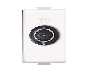 BTicino AM5202D Matix Direct TV Socket, White, 1 m