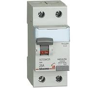 Bticino GC723AC25 BTDIN Circuit Breaker, 2 Modules