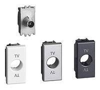 BTicino H4202P14 Axolute TV socket through, 14 dB, 1 m