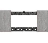 Bticino KA4803ZG Living Now 3 Module Plate 133 x 50 x 10 cm Steel