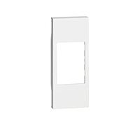 Bticino KW07 Living Now Cover to Apply to RJ, A/V Connectors and Safety Lamp, 1 Module, White