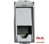 Bticino Light Tech Nt4258/11N Series Civile Telephone Socket Rj11 4/6 K10