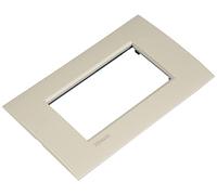 BTicino lnc4804sb LIVINGLIGHT Air Plate 4 Modules, Sand