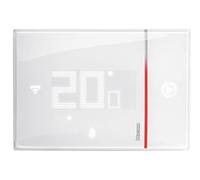 BTICINO, Smarther with Netatmo Smart Thermostat, WiFi Connection, Remote Control via Home + Control App, Compatible with Alexa, Google Assistant & Apple HomeKit, Flush-Mounted, White, XW8002-DE