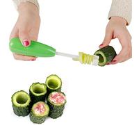 Bticx 4 Pcs Veggie Corkscrew Carver Set, Replaceable Vegetable Spiral Cutter Head Digging Tool, Coiled Vegetable Hole Digger Tool for Home Kitchen Aid, Cooking Tools