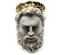 Bticx Cool Rings for Man Woman, Mythology Medusa Zeus Ring Unique Vintage Sculpture Queen Ring Gifts for Women and Men