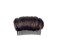 Bticx Volume Up Hair Base, Bump It Up Hairstyle Clip Bun Maker, Integrate with Natural Hair, Insert Tool Multi-functional Hair Accessories for Short Long Hair, Dark brown