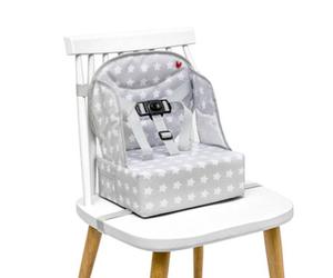 Btl Easy Up Toddler Feeding Booster Seat - White Stars