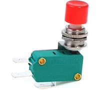BTLAOUBPX Micro Switches 1Pc DS-438 Momentary Red/Green Push Button Actuator Micro Limit Switch 12mm Push Button Working Voltage 250V(Rd)