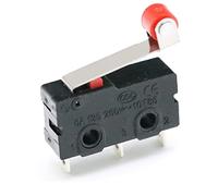BTLAOUBPX Rocker Switch 10 Pcs 20x11x6.4mm Mini Micro Limit Switch Roller Lever Arm SPDT Snap Action No Handle/with Handle/Scroll Wheel