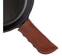 BTLUX Leather Cast Iron Skillet Handle Cover, Pan Sleeve, Made in Georgia