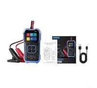 BTM-24 Car Battery Tester 12V/24V, with Voltage and Capacity Measurement, Reverse Polarity and Overvoltage Protection, 2.4-Inch TFT Color Display for Cars and Electric Vehicles