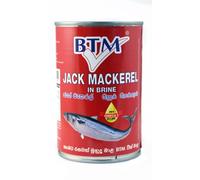 BTM Canned Fish 425g - Premium Ready to Cook Seafood | High Protein Canned Fish for Everyday Meals | (Pack of 3, Jack Mackerel in Brine)