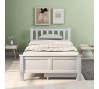 BTM Wooden Solid White Pine Storage Bed With Drawers, 3Ft Single (190X90Cm), For Adults, Kids, Teenagers