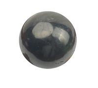 BTMDECOR Natural Shungite Sphere Crystal Ball - Polished Stone Orb for Meditation, Desk Décor, Massage & Photography - 30/40/50/60/70/80 mm (1.18/1.57/1.97/2.36/2.76/3.15 in) (1pc)(80 Mm)