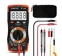 BTMETER BT-770S Multimeter Manual Ranging Electric Meter, for AC DC Volt Amp Ohm Capacitance Frequency with Continuity Tester, Auto Backlit for Automotive Hobbyist Electrical Home