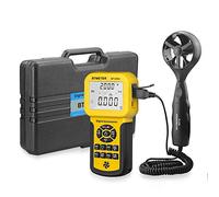 BTMETER BT-856A Pro CFM Anemometer Measures Wind Speed, Wind Flow, Wind Temp for HVAC Air Flow Velocity Meter with USB