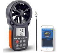 BTMETER Digital Bluetooth Anemometer Handheld, Wireless Wind Speed Gauge, Air Velocity Meter with Max/Min/AVG and Backlight for HVAC, Drones, Sailing, Surfing, Outdoor BT-100APP