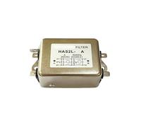BTMFGVWLB Single-Phase AC Two-Stage Anti-Interference 220V Power Filter HAS2L-10A 20 6A Noise Reduction(HAS2L-10A)