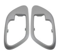 Btnuahq Car Door Handle Interior Car Interior Inside Door Handle Trim Bezels Gray Pair Set for Chevy Truck Auto Left 15708079 Right 15708080 Car Inside Door Handle