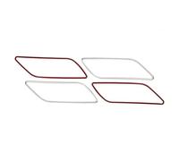 Btnuahq Trim Interior Interior Cover for A3 8V 2013 2014 2015 2016 2017 2018 2019 Stickers 4set Stainless Steel Car Door Handle Decoration Trim Ring Sticker Case