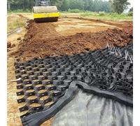 BTOIASYHF Driveway Pathway Geocell Gravel Grid, Extra Wide Pathways Gravel Stabilizer Geocell Grid, High-Strength Heavy Load Resistance Geogrid Paver (Size : 4x10m(13x33ft))