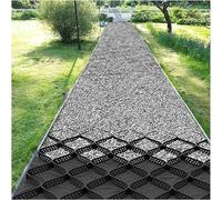 BTOIASYHF Garden Pathways Ground Grid Stabilizer, Geogrid Driveway,2 Inch HDPE Plastic Ground Grid Stabilizer, Garden Driveway Pavers Mud Control Retainer Geocell(2x4m(6.5x13ft))