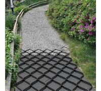 BTOIASYHF Geogrid Driveway, 3ft/ 6ft/ 10ft/ 13ft/ 20ft/ 23ft/ 26ft/ 30ft Geo Grid Gravel Stabilizer，Perfect for Gardens, Driveways, Pathways, Slopes(4x6m(13x20ft))