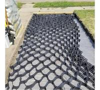 BTOIASYHF Gravel Stabilizer Driveway Ground Grid, Heavy Duty Geo Grid with Drain Holes, Driveway Pathway Geocell Gravel Grid,for Garage, Garden, Driveway, Walkway Garden (Size : 2x8m(6.5x26ft))