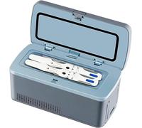BTOIASYHF Mini Medicine Refrigerator, Travel Box With Insulin Cooler, Portable Insulin Refrigerator, Medicine Refrigerator, 10200mAh Lithium Battery For Automobiles, Household, VIA