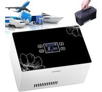 BTOIASYHF Portable Car Insulin Refrigerator, Small Car Refrigerator, 2-8 ℃ Charging LED Screen, Extended Working Time 8-10 Hours, AUT Battery 10200mAh