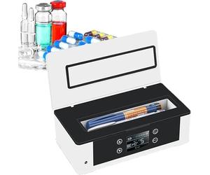 BTOIASYHF Portable Insulin Cooler Insulin Cash Refrigerator Insulin Refrigerator Box Cold Storage Box, Constant Temperature Portable Refrigerator