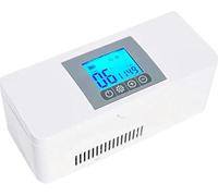 BTOIASYHF Portable Medicine Refrigerator, Mini Refrigerated Medicine Refrigerator, LED, 2-8 ° C, Small Medicine Travel Box, Mini Medicine Refrigerator, Lithium Battery