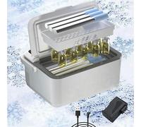 BTOIASYHF Portable Mini Rechargeable Auto Medical Insulin Refrigerator For Storing Diabetes Drugs, 3 Sets