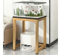 BTOIASYHF Storage Rack Above The Sweeping Robot,Robot Vacuum Stand Cabinet,Entryway Hallway Double-Tier Robot Vacuum Cleaner Shelf,Steel Frame with Wooden Top
