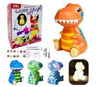 BTONGE Paint Your Own Lamp Kit - 4 Animals (Cat, Unicorn, Dog, Dinosaur) DIY Night Light, Arts and Crafts for Kids Ages 8-12, Creative Gift Toys for 6 7 8 9 10 11 12 Year Girls Boys