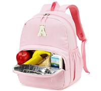 BTOOP Kids Backpack for Girls 3-6, Preschool Kindergarten Backpack with Insulated Lunch Compartment & Chest Strap, Cute Lightweight School Travel Bag Fits A4 Folder