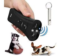 BTORER Dog Barking Control Devices Dual Sensor Anti Barking Device with Training/Deterrent Modes Dog Whistle to Stop Barking Ultrasonic Dog Barking Deterrent Silencer with LED Flashlight