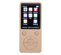 BTOSEP 1.8 Inch Bluetooth MP3 Music Player with Powerful Sound for Cycling and Running Portable and Lightweight (Gold)