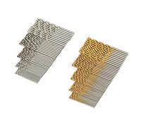 BTOSEP 100pcs Twist Drill Bit Set Coated HSS High Speed Steel for Home Projects, Perfect for Wood Plastic Aluminum