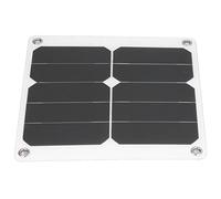 BTOSEP 15W Portable Solar Power Bank with High Conversion Efficiency for Camping Hiking Biking Lightweight Monocrystalline Silicon 11.1oz