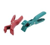 BTOSEP 2PCS Efficient Anti Scalding Dish Plate Gripper Clips for Hot Bowls Clamp in Kitchen Red Green