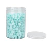 BTOSEP 300pcs Ink Cups Food Grade Silicone Multipurpose Disposable Pigment Cups for Supplies (Blue)