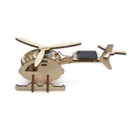 BTOSEP 3D Solar Helicopter Model Toy Assembly Kit for Children Learning Experience